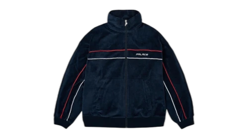 Palace Piped Velour Funnel Navy
