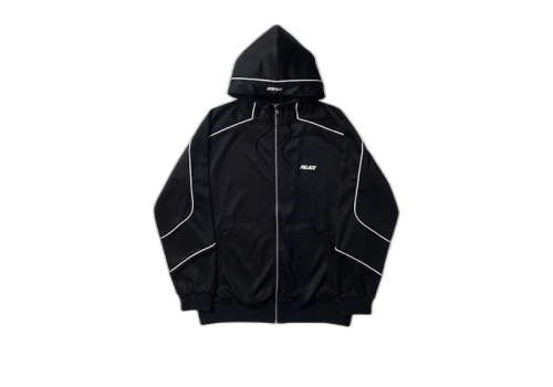 Palace Pipeline Hooded Track Jacket Black/White
