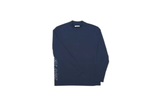 Palace Pique Paneled Longsleeve Blue