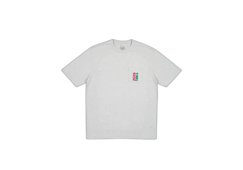 Palace P(iss) Head T-Shirt Grey Marl