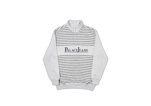 Palace PJ Popper Neck Grey Marl