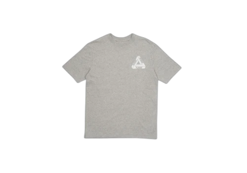 Palace Placae T-Shirt Grey Marl