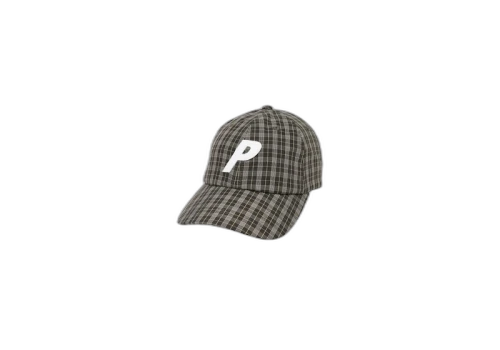Palace Plaid P 6-Panel Black