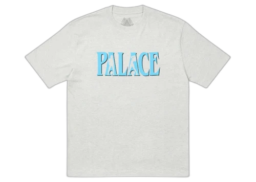 Palace Please T-Shirt Grey Marl