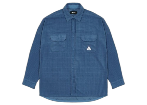 Palace Polar Grid Overshirt Navy
