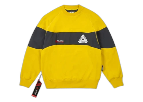 Palace Polartec 200 Crew Yellow
