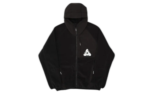 Palace Polartec Flee Hooded Black