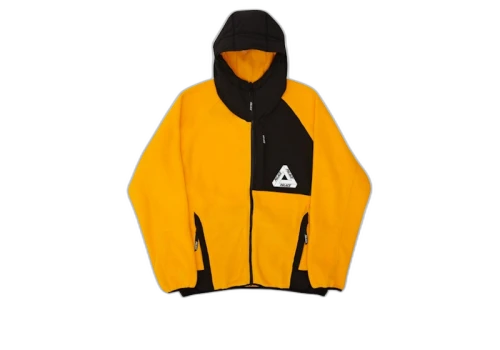 Palace Polartec Flee Hooded Zinnia Yellow