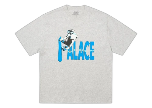 Palace Pow Pow T-Shirt Grey Marl
