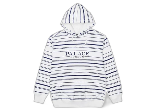Palace Printed Stripe Hood White