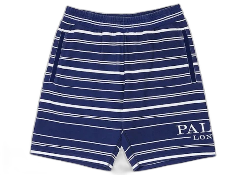 Palace Printed Stripe Shorts Navy