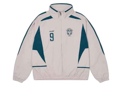 Palace Pro Team 02 Shell Jacket Light Grey