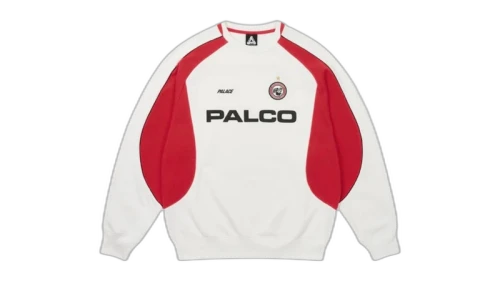 Palace Pro Team Palco Crew White