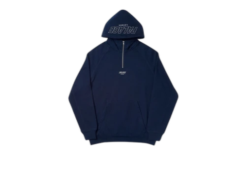 Palace Q-Zip Hood Navy