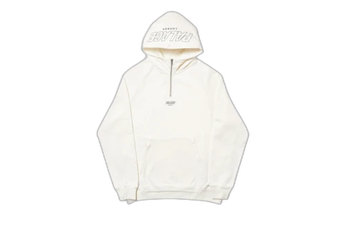 Palace Q-Zip Hood White