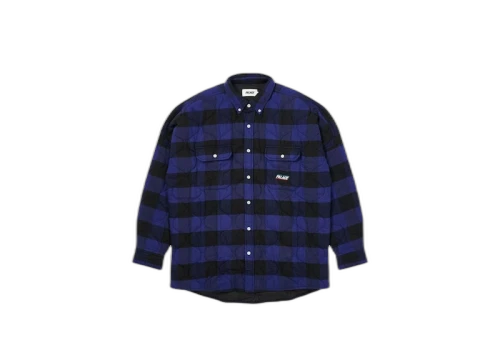 Palace Quilt Mit Plaid Shirt Blue