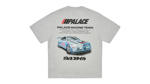 Palace Racey T-Shirt Grey Marl