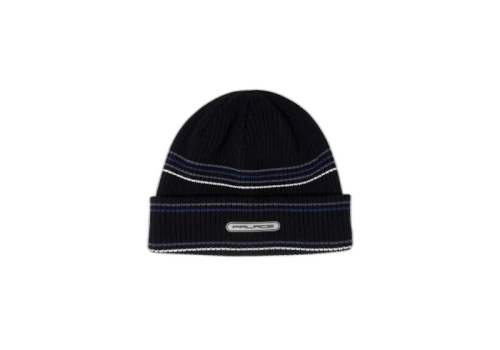 Palace Razor Stripe Beanie Black