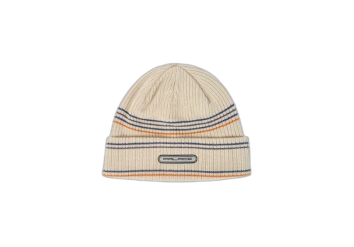 Palace Razor Stripe Beanie Stone