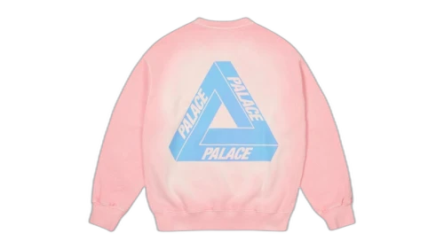 Palace Reacto Tri-Ferg Crew Pink