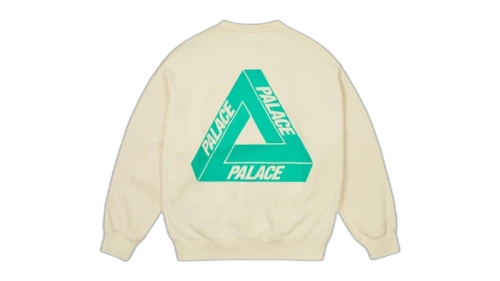 Palace Reacto Tri-Ferg Crew White