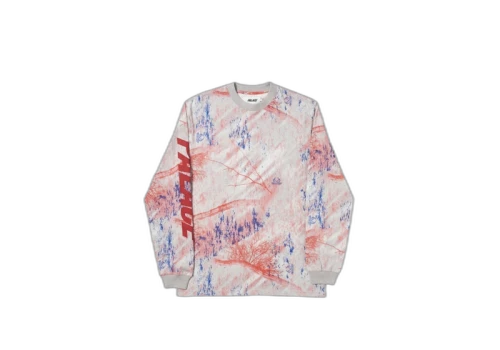 Palace Real Tree Fishing Longsleeve Grey