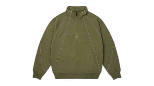 Palace Reflecto 1/4 Zip The Deep Green