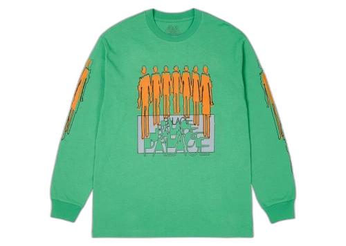 Palace Repeater Longsleeve Sweet Pea Green