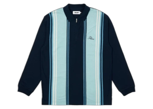 Palace Repo L/S Tee Blue