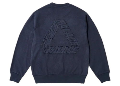 Palace Reverse P-3 Crew Navy