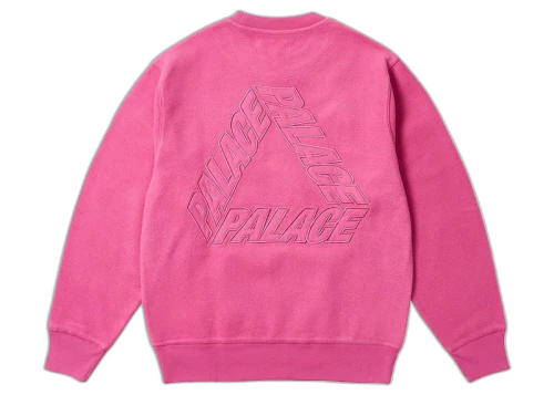 Palace Reverse P-3 Crew Shock Pink