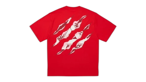 Palace Ripped Tri T-Shirt Truest Red