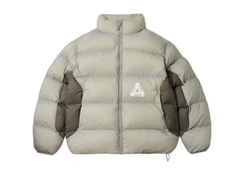 Palace Ripstop Puffer Concrete Grey
