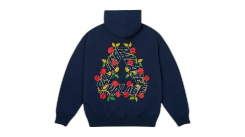 Palace Rose P3 Hood Navy