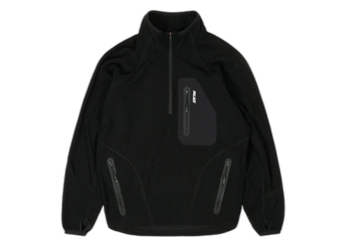 Palace Run It 1/2 Zip Thermal Track Jacket Black