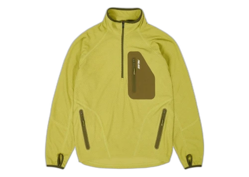 Palace Run It 1/2 Zip Thermal Track Jacket The Deep Green