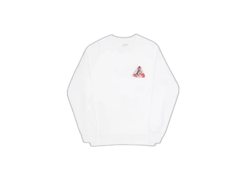 Palace Running Tings Crew White