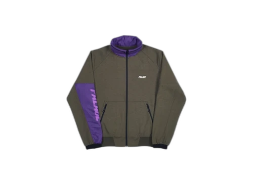 Palace S-Layer Track Top Olive/Purple