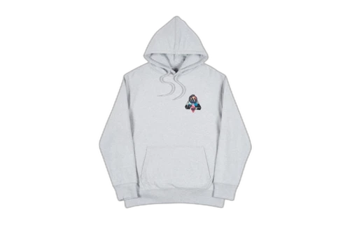 Palace Sans Ferg Hood Grey Marl