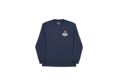 Palace Sans Ferg Longsleeve T-Shirt Navy