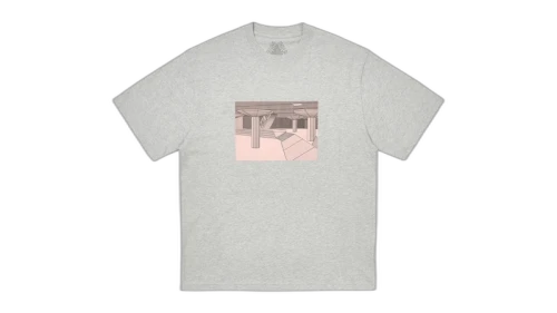 Palace Sb T-Shirt Grey Marl