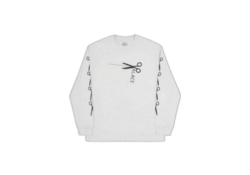 Palace Scissor Longsleeve Grey Marl