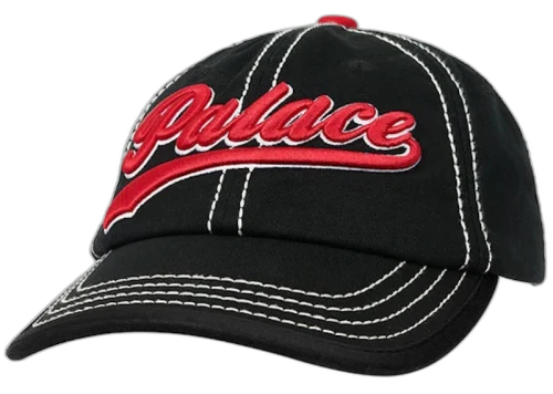 Palace Script 6-Panel Black