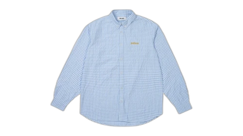 Palace Seersucker Oxford Shirt Blue Gingham
