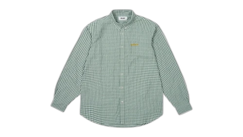 Palace Seersucker Oxford Shirt Green Gingham