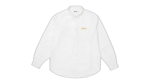Palace Seersucker Oxford Shirt White