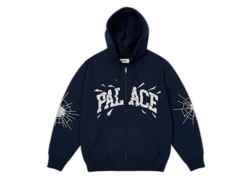 Palace Shatter Zip Hood Navy