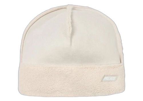 Palace Shearling Beanie Soft White