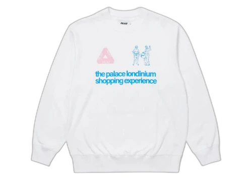Palace Shopping Experience Crew White