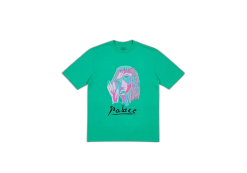 Palace Signature T-Shirt Pool Green
